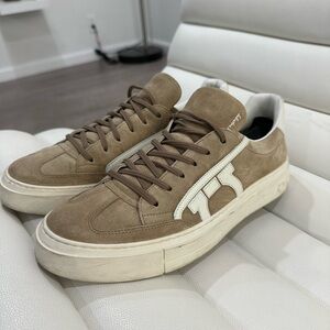 Salvatore Ferragamo Gancini suede Men's Sneakers